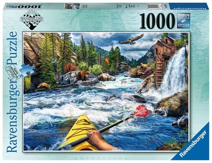 Attēls no Ravensburger Whitewater Kayaking Jigsaw puzzle 1000 pc(s) Landscape