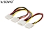 Attēls no Savio Molex - Molex x3, 0.18m, Wielokolorowy (SAVIO AK-16)