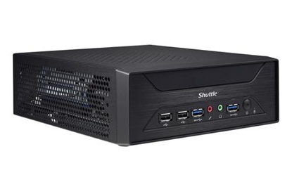 Attēls no Shuttle XPC slim Barebone XH510G - S1200, Intel H510, 1xDP, 1xHDMI, 1x PCI-E 16X, 1x LAN, 1x 2.5", 2x M.2, 24/7 permanent operation