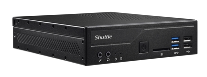 Attēls no Shuttle XPС slim DH410 1.35L sized PC Black Intel H410 LGA 1200 (Socket H5)