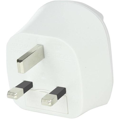 Attēls no Skross 1.500230-E power plug adapter Type D (UK) Type C (Europlug) White