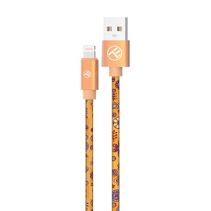 Attēls no Tellur Graffiti USB to Lightning cable 3A 1m orange