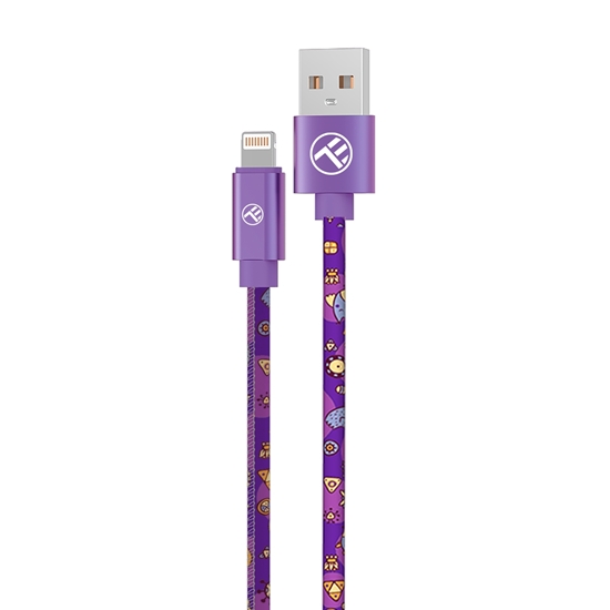 Изображение Tellur Graffiti USB to Lightning cable 3A 1m purple