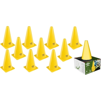 Picture of Treniņu konusu komplekts, augstums 23,5cm, 10gab UMBRO