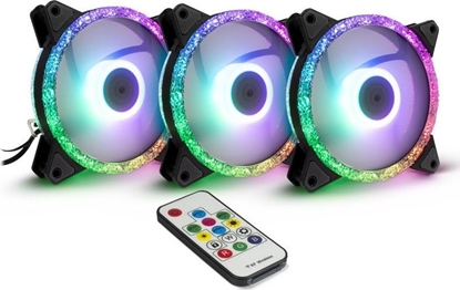 Picture of Wentylator Argus RS-07 RGB 3-pack + Hub (88885537)
