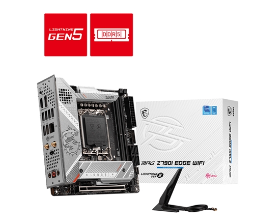 Изображение MSI MPG Z790I EDGE WIFI motherboard Intel Z790 LGA 1700 mini ITX