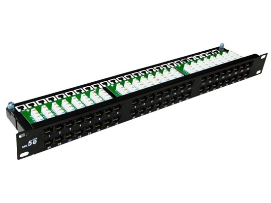 Picture of Patch panel OPTIMUM UTP kat.5e 48 portów LSA 1U