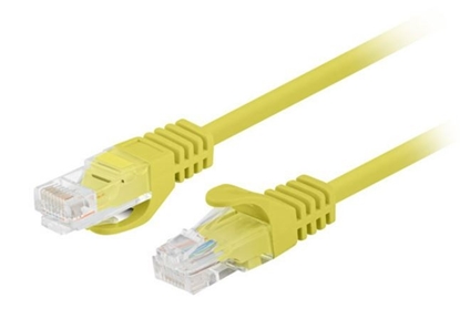 Attēls no Patchcord cat.5e UTP 1.5m żółty 10-pak PCU5-20CC-015