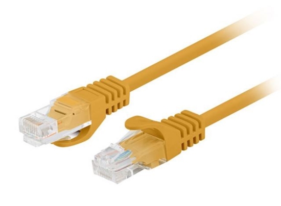 Picture of Lanberg PATCHCORD KAT.5E UTP 0.25M POMARAŃCZOWY FLUKE PASSED LANBERG 10-PACK