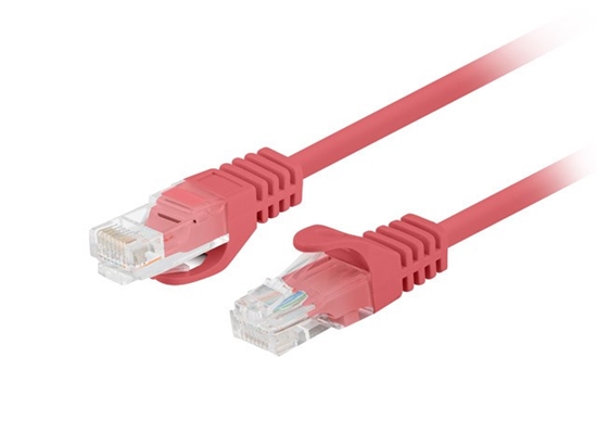 Picture of Patchcord kat.6 UTP 0.25M 10-pack fluke passed czerwony