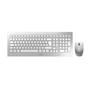 Picture of CHERRY DW 8000 Wireless Keyboard & Mouse Set, Silver/White, USB (QWERTY - UK)