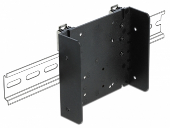 Изображение Delock DIN rail Mounting Kit for Micro Controller or 3.5″ Devices