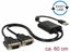 Attēls no Delock USB 2.0 to 2 x serial RS-232 adapter