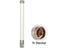 Picture of Delock WLAN 802.11 acabgn Antenna N Plug 4.5 ~ 7 dBi 220 Omnidirectional Fixed White Outdoor