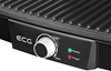 Picture of ECG ECGKG100 Contact grill, 2000W, 3 working positions - for scalloping, grilling and BBQ, Inox color