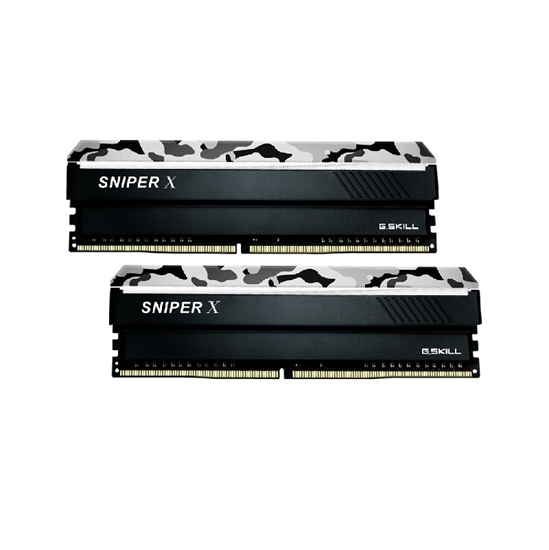 Изображение Pamięć G.Skill Sniper X, DDR4, 16 GB, 2400MHz, CL17 (F4-2400C17D-16GSXW)