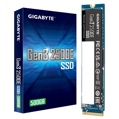 Изображение Gigabyte Gen3 2500E SSD 500GB M.2 PCI Express 3.0 NVMe