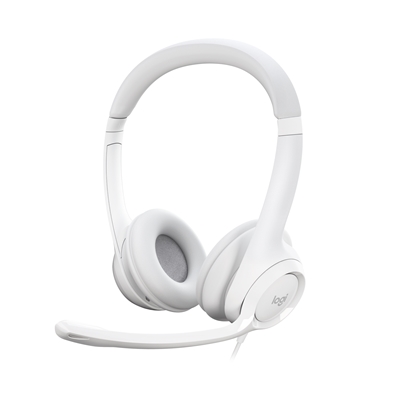 Attēls no Logitech H390 USB Computer Headset Wired Headphones, USB Type-A, Off-white