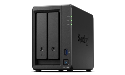 Attēls no Synology DiskStation DS723+ NAS/storage server Tower AMD Ryzen R1600 2 GB DDR4 DiskStation Manager Black