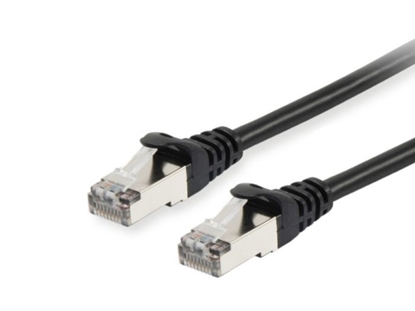 Attēls no Equip Cat.6A S/FTP Patch Cable, 0.25m, Black