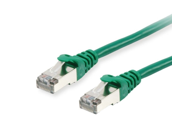 Picture of Equip Cat.6A S/FTP Patch Cable, 0.25m, Green