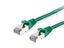 Attēls no Equip Cat.6A S/FTP Patch Cable, 0.25m, Green