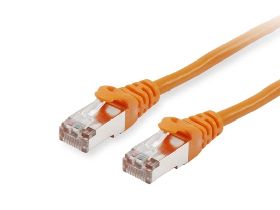 Picture of Equip Cat.6A S/FTP Patch Cable, 0.25m, Orange
