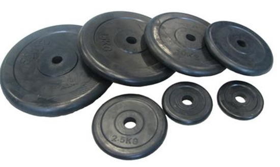 Picture of Gumijots svara disks 31mm 1,25kg