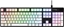 Attēls no HyperX Full key Set Keycaps Keyboard cap