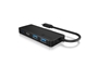 Picture of ICY BOX IB-HUB1423CR-C3 USB 3.2 Gen 1 (3.1 Gen 1) Type-C 5000 Mbit/s Black