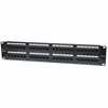 Picture of Intellinet Patch Panel, Cat5e, UTP, 48-Port, 2U, Black