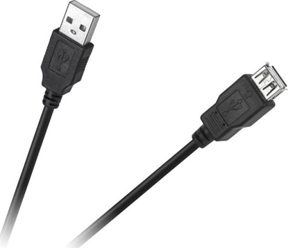 Изображение Kabel USB Cabletech USB-A - USB-A 1.5 m Czarny (4961)