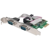 Изображение Manhattan PCI Express Card, 2x Serial DB9 ports, 2.5 Mbps, x1 x4 x8 x16 lane buses, Standard/Low Profile PCI, Three Year Warranty, Box