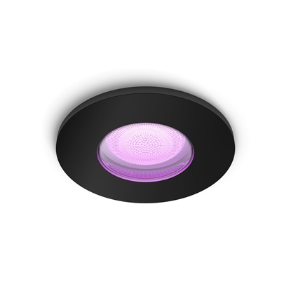 Picture of Philips Hue White and colour ambience 8719514452138 smart lighting Smart lighting spot Bluetooth Black 5.7 W