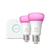 Изображение Philips Hue White and colour ambience Starter kit: 2 E27 smart bulbs (1100)