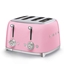 Attēls no SMEG TOASTER 4X4 50�STYLE PINK TSF03PKEU