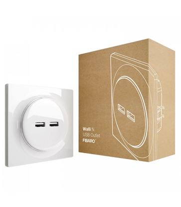 Attēls no Fibaro Walli N USB Outlet | Fibaro | Walli N USB Outlet