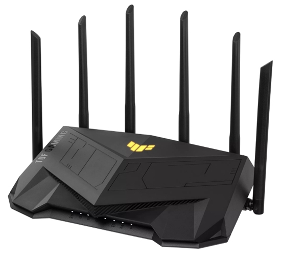 Изображение ASUS TUF Gaming AX6000 (TUF-AX6000) wireless router Gigabit Ethernet Dual-band (2.4 GHz / 5 GHz) Black