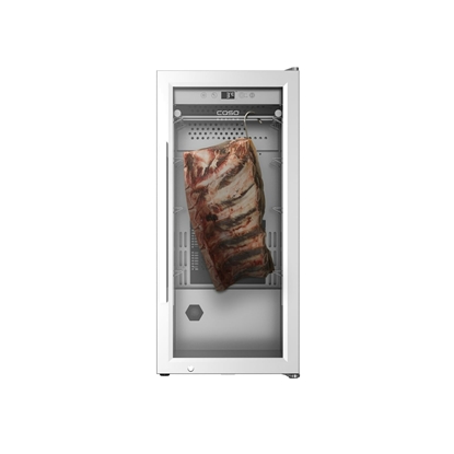 Attēls no Caso | Dry aging cabinet with compressor technology | DryAged Master 63 | Energy efficiency class Not apply | Free standing | Bottles capacity Not apply | Cooling type  Compressor technology | Stainless steel