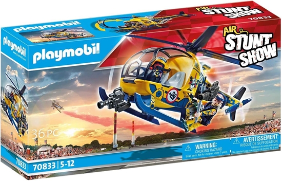 Изображение Playmobil Playmobil Air Stunt Show Film Crew Helicopter 70833