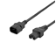 Attēls no Deltaco DEL-116C power cable Black 3 m C15 coupler C14 coupler