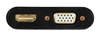 Picture of Adapteris Gembird HDMI Male - HDMI Female + VGA female + Audio Cable Black