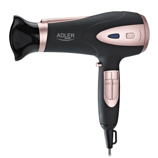 Изображение Adler | Hair Dryer | AD 2248 | 2400 W | Number of temperature settings 3 | Ionic function | Diffuser nozzle | White