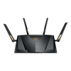 Picture of Wireless Dual Band Gigabit Router, UK | RT-AX88U PRO | 802.11ax | 1148+4804 Mbit/s | 10/100/1000 Mbit/s | Ethernet LAN (RJ-45) ports 4 | Mesh Support Yes | MU-MiMO Yes | 3G/4G data sharing | Antenna type 4x External