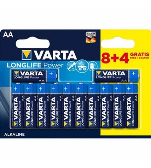 Picture of Baterijas VARTA LongLife Power Alkaline AA LR06 1.5 V 4906121472