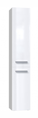 Attēls no Bathroom cabinet NEL IV 31x30x174 cm, white, glossy