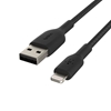 Изображение Belkin Lightning to USB-A Cable 3m, braided, mfi cert, black