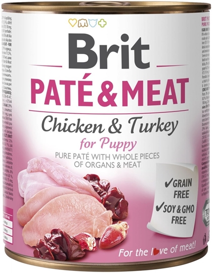 Изображение BRIT Paté & Meat Puppy - 800g