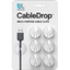 Изображение CableDrop uchwyty na kabel 6 szt. białe 