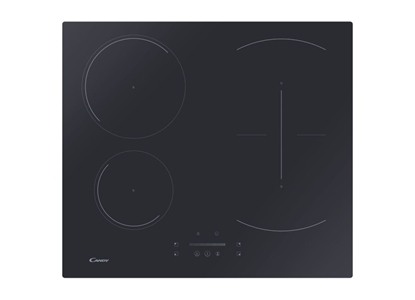 Picture of Candy CTP6SC4/E14U Black Built-in 59 cm Zone induction hob 4 zone(s)